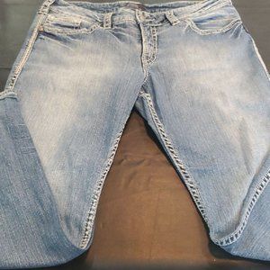 Silver Suki Jeans size 18 length 33"